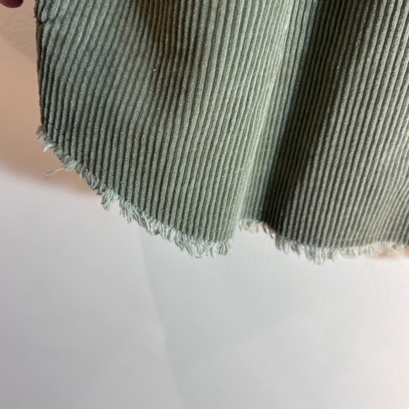 ZARA Sz M Shirt Jacket Oversized Corduroy Pockets Button Closure 100% Cotton - Picture 7 of 10